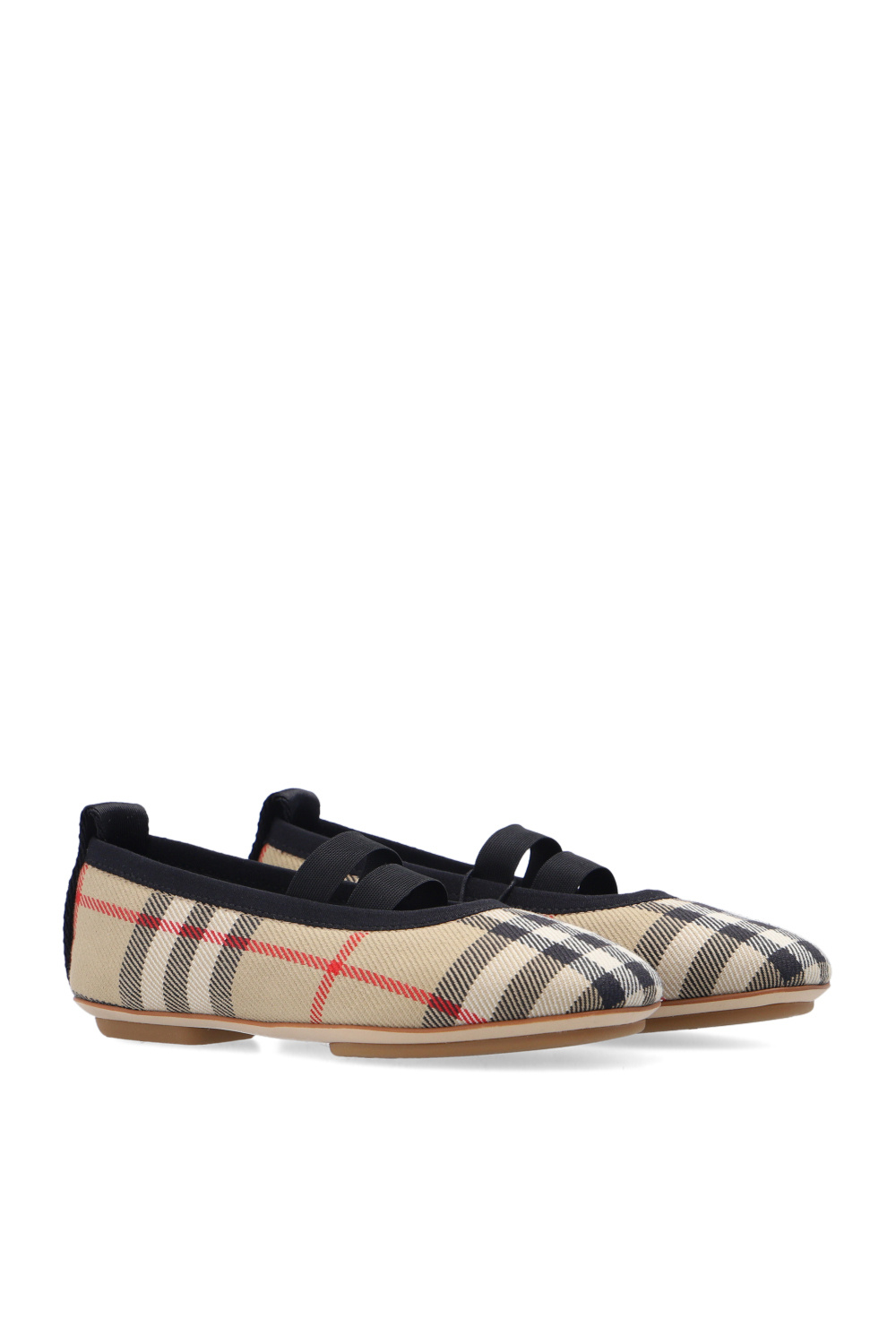 Burberry Kids Checked ballet flats | Kids's Kids shoes (25-39